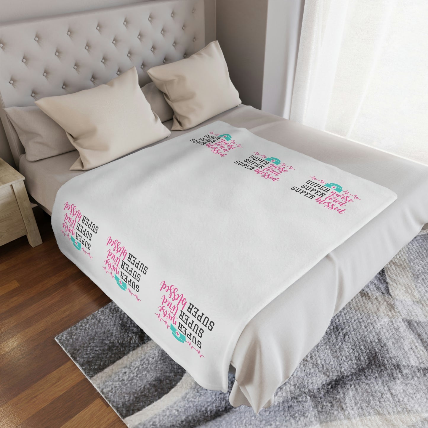 Minky Blanket for the Super Nurse in your Life