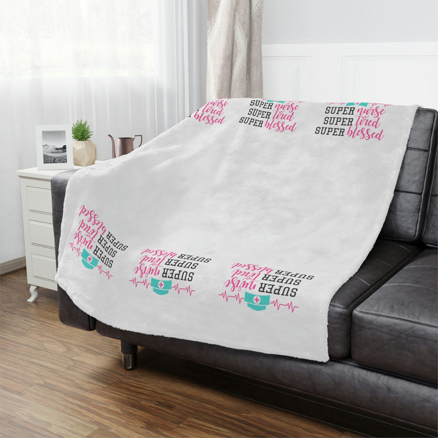 Minky Blanket for the Super Nurse in your Life