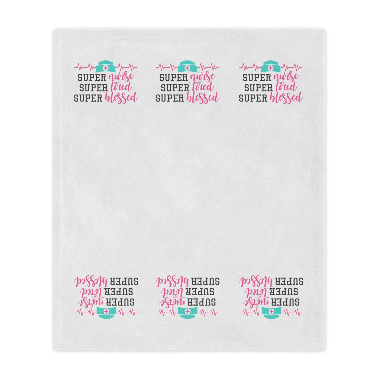 Minky Blanket for the Super Nurse in your Life
