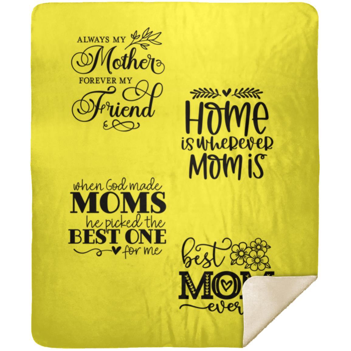 Mom - Premium Mink Sherpa Blanket 50x60