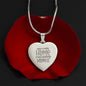 Mom - Heart Pendant - Where ever Mom is