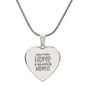 Mom - Heart Pendant - Where ever Mom is