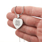 Mom - Heart Pendant - Where ever Mom is