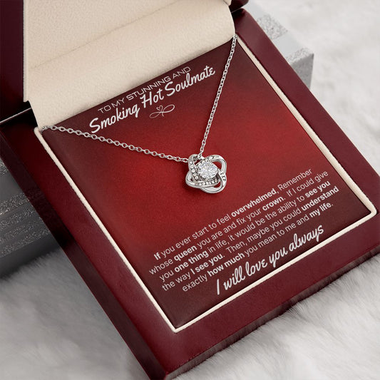 Soulmate - Smoking Hot - Love knot Necklace