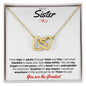 Sister - Interlocking Hearts - There for you - White