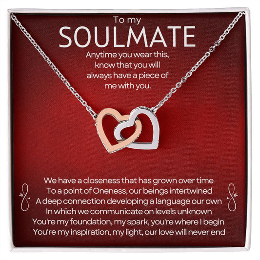 Soulmate - Interlocking Hearts - Red