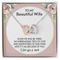 My Beautiful Wife | Forever yours - Interlocking Hearts Necklace