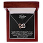 Sister - Interlocking Hearts - There for you - Black
