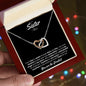 Sister - Interlocking Hearts - There for you - Black