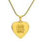 Mom - Heart Pendant - Where ever Mom is