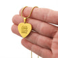 Mom - Heart Pendant - Where ever Mom is