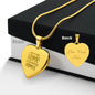 Mom - Heart Pendant - Where ever Mom is