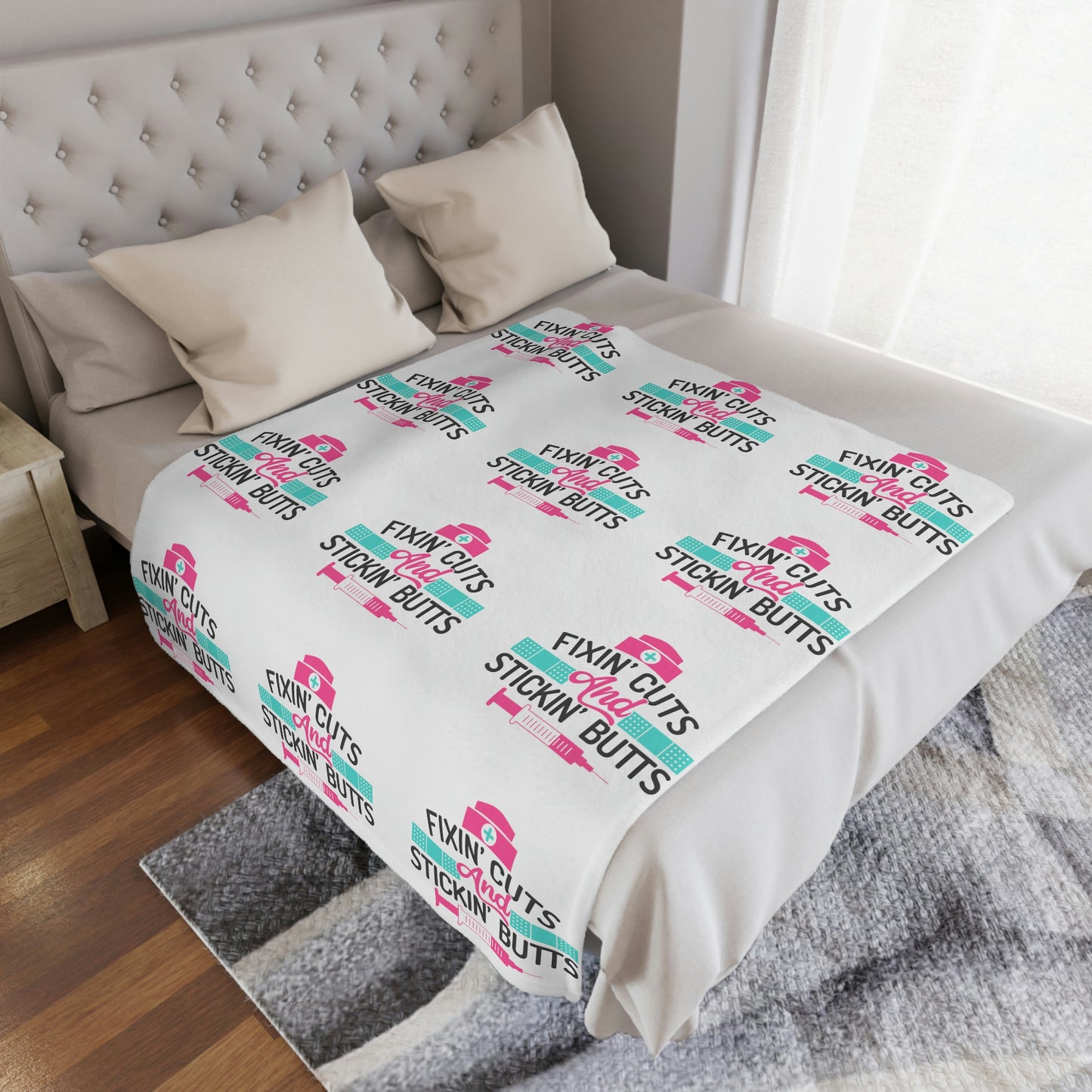 Minky Blanket for that special Nurse in your life.