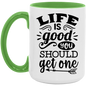 Life is Good - Accent Mug