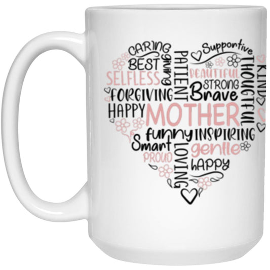 Mom is Everything - Heart Color