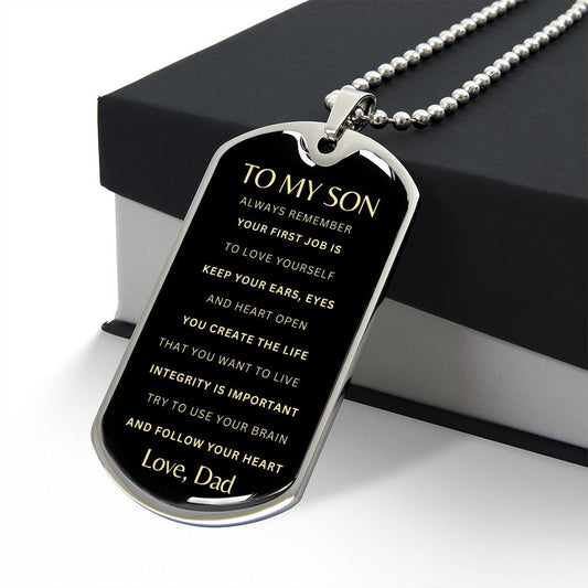 To My Son: Follow Your Heart - From Dad