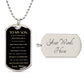 To My Son: Follow Your Heart - Mom