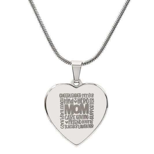 Mom - Heart Pendant - Everything