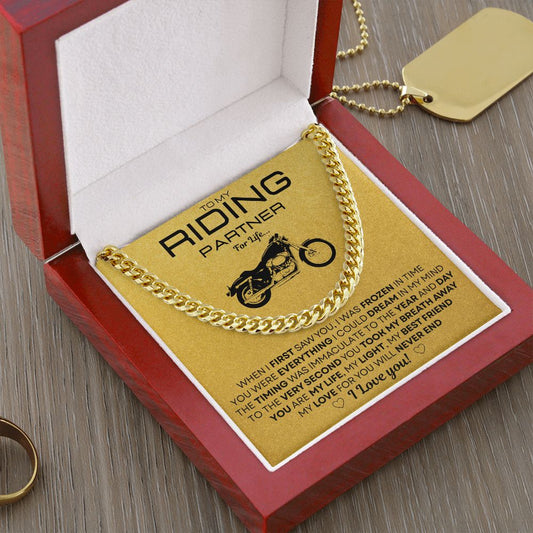 Riding Partner - Gold - Cuban Link