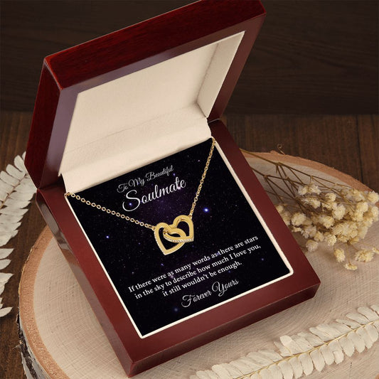 My Soulmate | Forever yours - Interlocking Hearts necklace